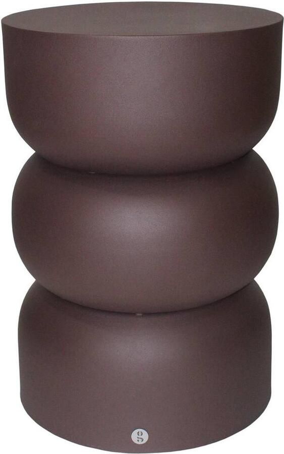 Goossens Alm Bijzettafel Metaal 32 x 46 x 32 cm Rond