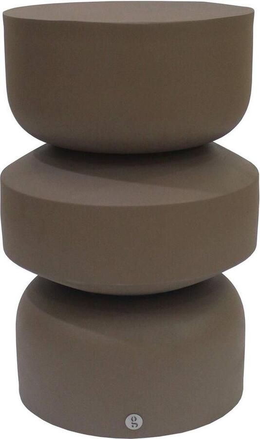 Goossens Alvar Bijzettafel Metaal 28 x 46 x 28 cm Rond