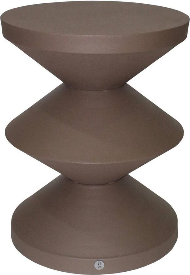 Goossens Aune Bijzettafel Metaal 36 x 46 x 36 cm Rond