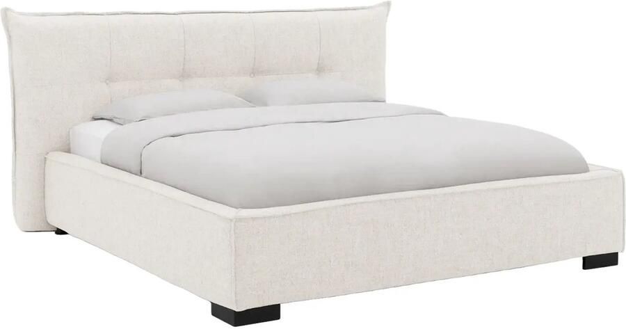 Goossens Bedframe Bolzano 180 x 210 cm Stof Oasis natural 01 - Foto 2
