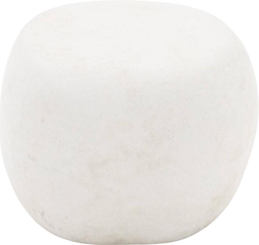 Goossens Bijzettafel Pebble Beton wit 65 x 31 x 49 cm - Foto 2