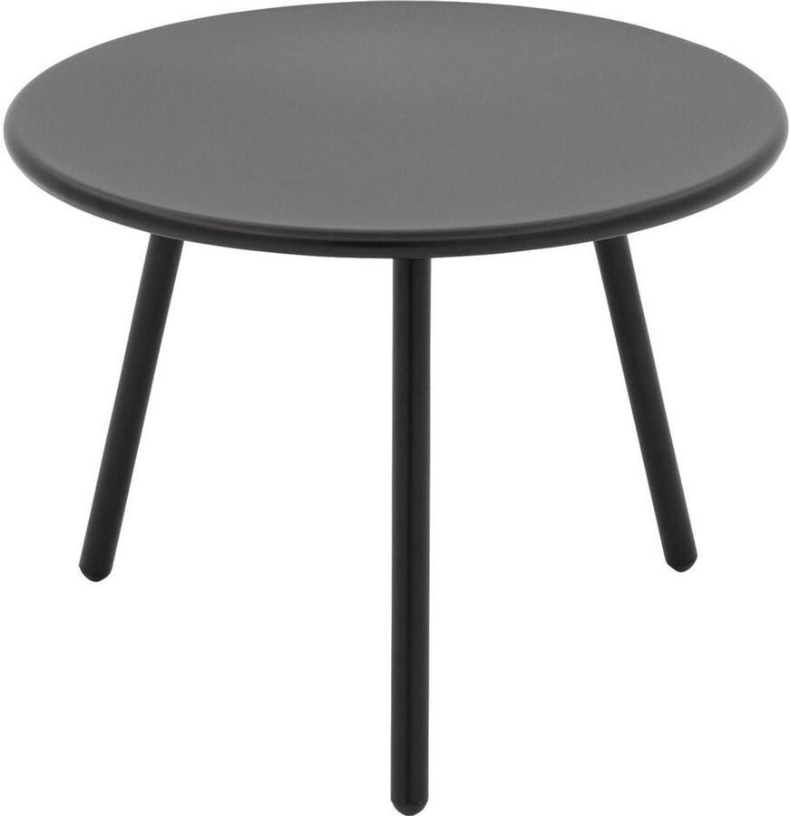 Goossens Brad Salontafel Metaal 60 x 45 x 60 cm Rond