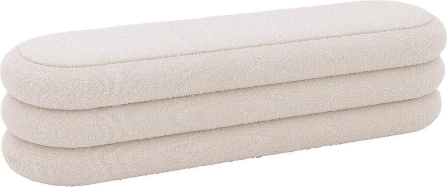 Goossens Cloud Stof Beige 160 x 35 x 40 cm