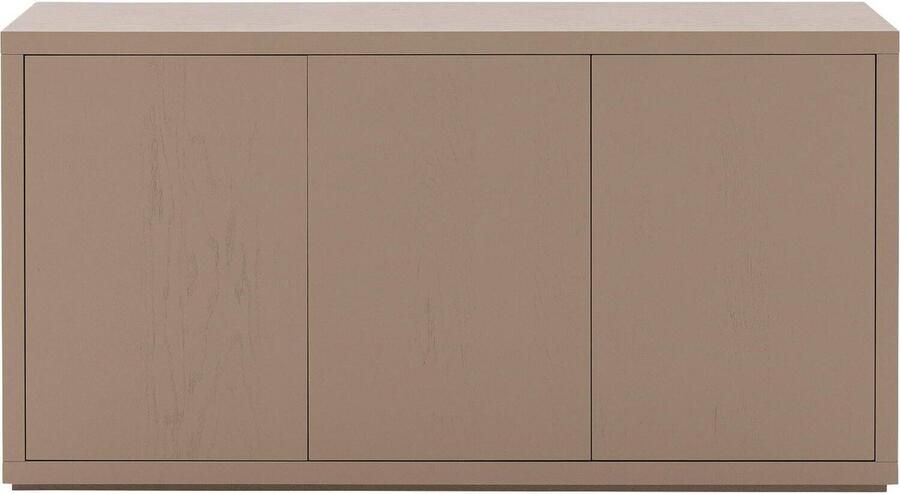 Goossens Dressoir Barcelona 3 Deuren Hout Grijs