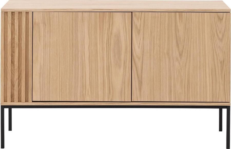 Goossens Dressoir Viola 2 Deuren Staand Hout Blank