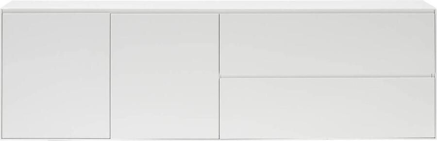 Goossens Dressoir Vision 2 Deuren 2 Laden Wit