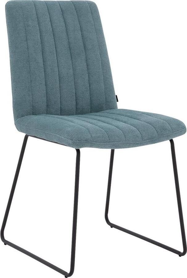 Goossens Eetkamerstoel Manta Zonder Armleuning Stof Groen