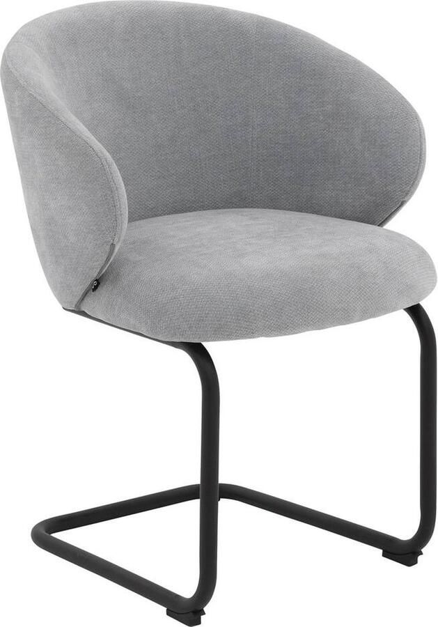 Goossens Eetkamerstoel Noomileuning Textiel met armleuning - Foto 3