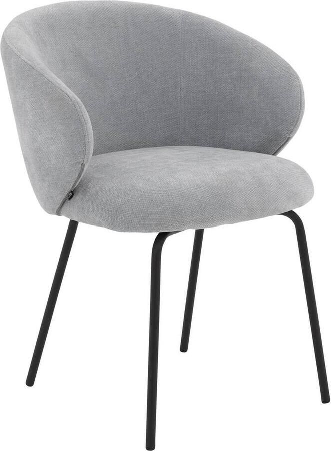 Goossens Eetkamerstoel Noomileuning Textiel met armleuning - Foto 2
