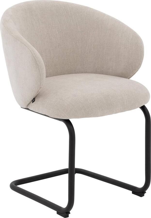 Goossens Eetkamerstoel Noomileuning Textiel met armleuning - Foto 3