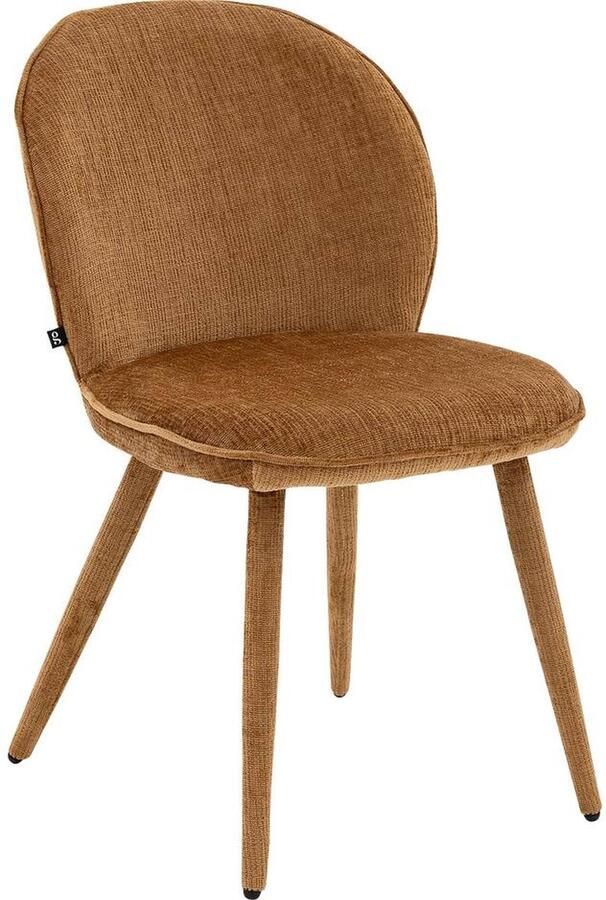 Goossens Eetkamerstoel Svendleuning Textiel zonder armleuning