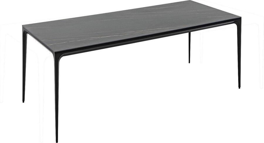 Goossens Mundi Eettafel Keramiek 200 x 74 x 100 cm Rechthoek