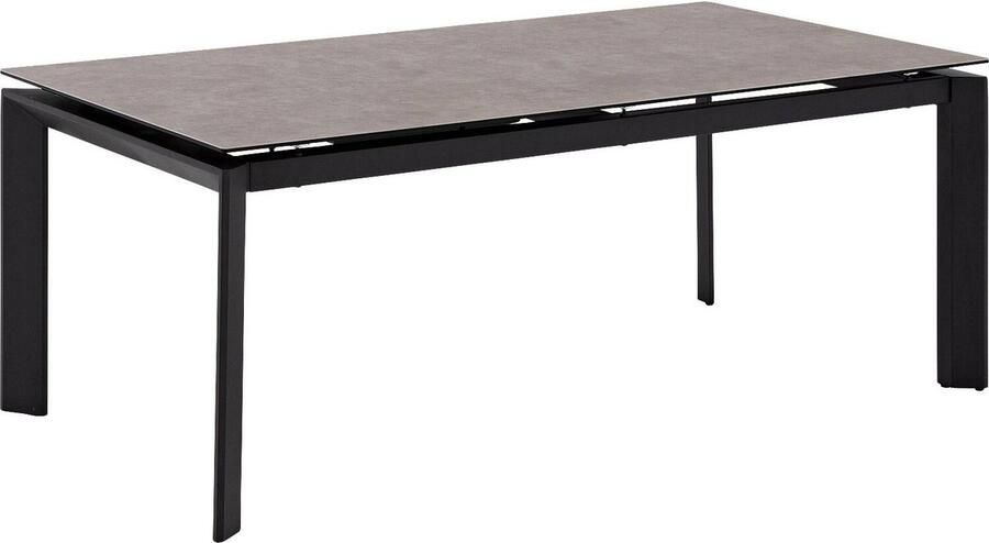 Goossens Eliana Eettafel Keramiek 200 x 76 x 100 cm Rechthoek grijs