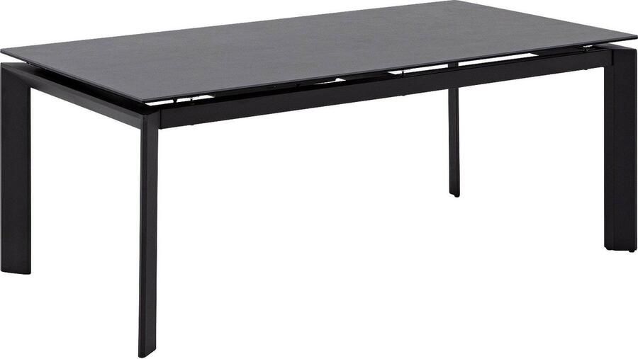 Goossens Eliana Eettafel Keramiek 200 x 76 x 100 cm Rechthoek zwart
