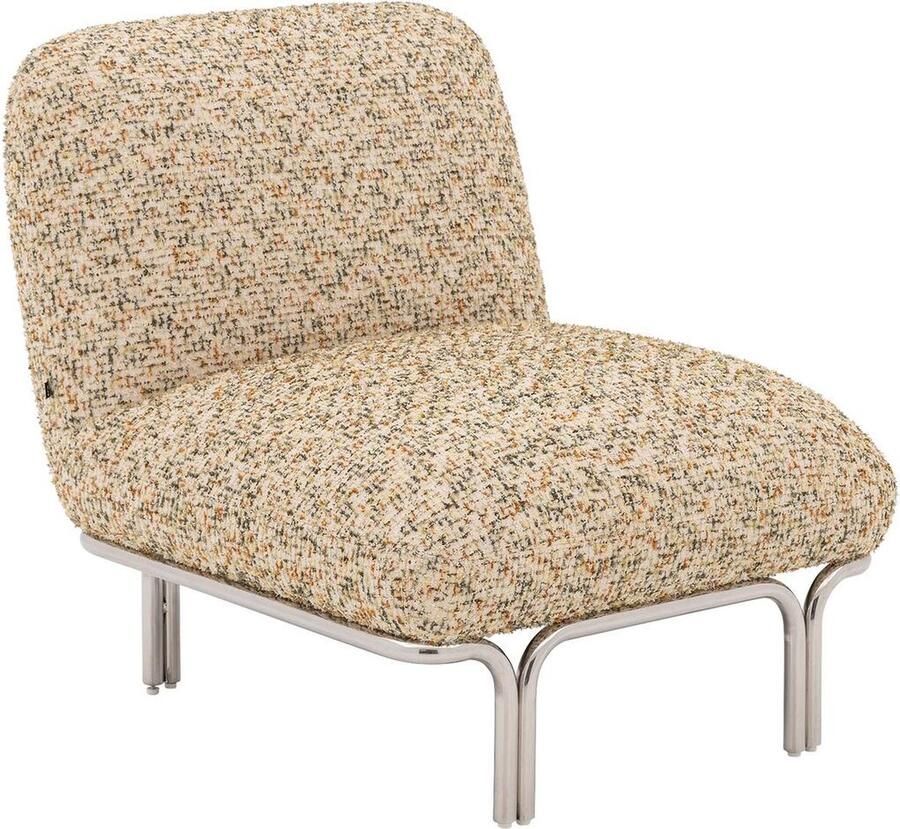 Goossens Excellent Goossens Fauteuil Kena Dubbel Geweven Wit