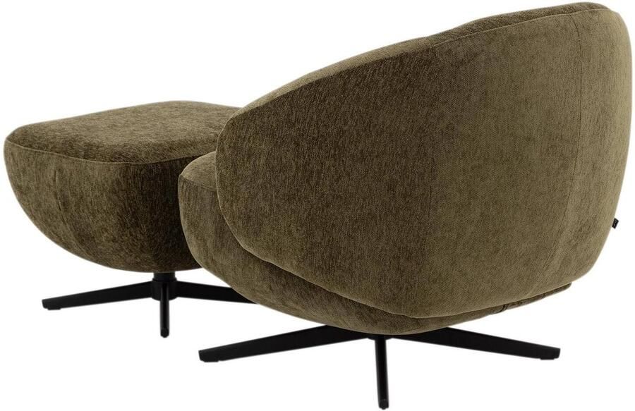 Goossens Fauteuil Saar Stof Groen - Foto 4