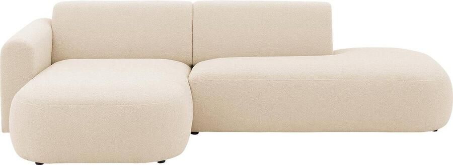 Goossens Basic Goossens Hoekbank Stof Wit 278 x 69 x 153 cm - Foto 2