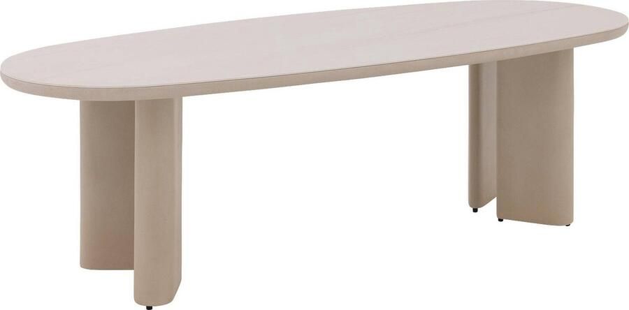 Goossens Julan Eettafel Natuursteen 240 x 76 x 100 cm Ovaal