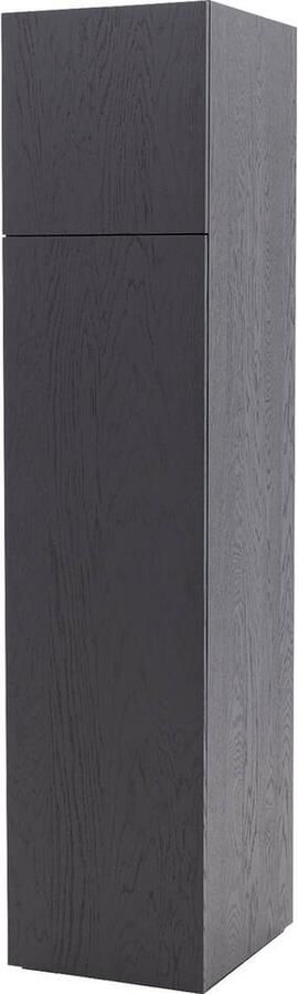 Goossens Kast Systeem Malaga Module 2 Links (naad Boven) 2x Draaideur Hout Zwart