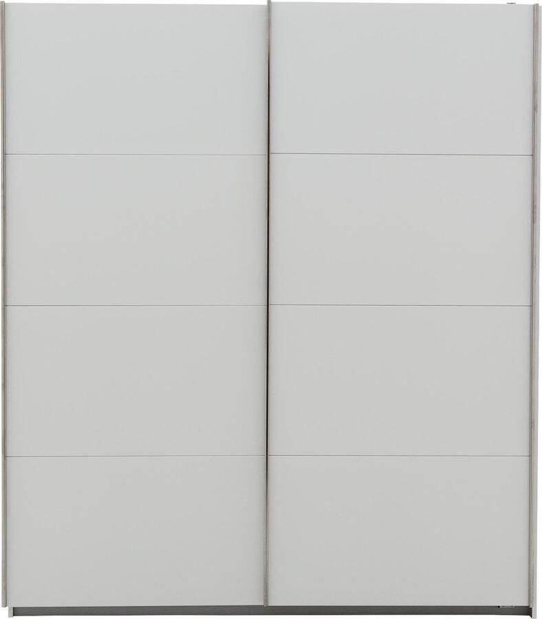 Goossens Basic Kledingkast Miami 180 cm breed 210 cm hoog 2x schuifdeuren