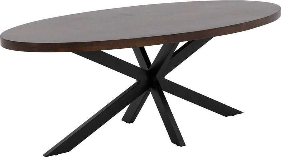 Goossens Lecce Eettafel Hout 210 x 76 x 100 cm Ovaal