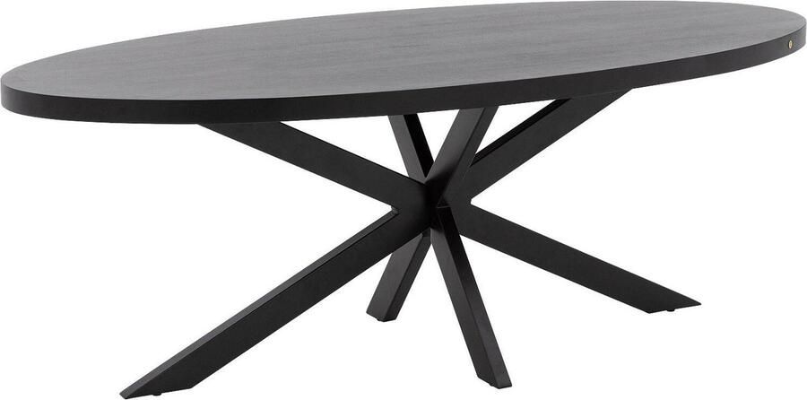 Goossens Lecce Eettafel Hout 210 x 76 x 100 cm Ovaal