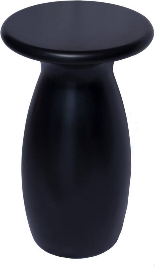 Goossens Marika Salontafel Kunststof 42 x 70 x 42 cm Rond zwart