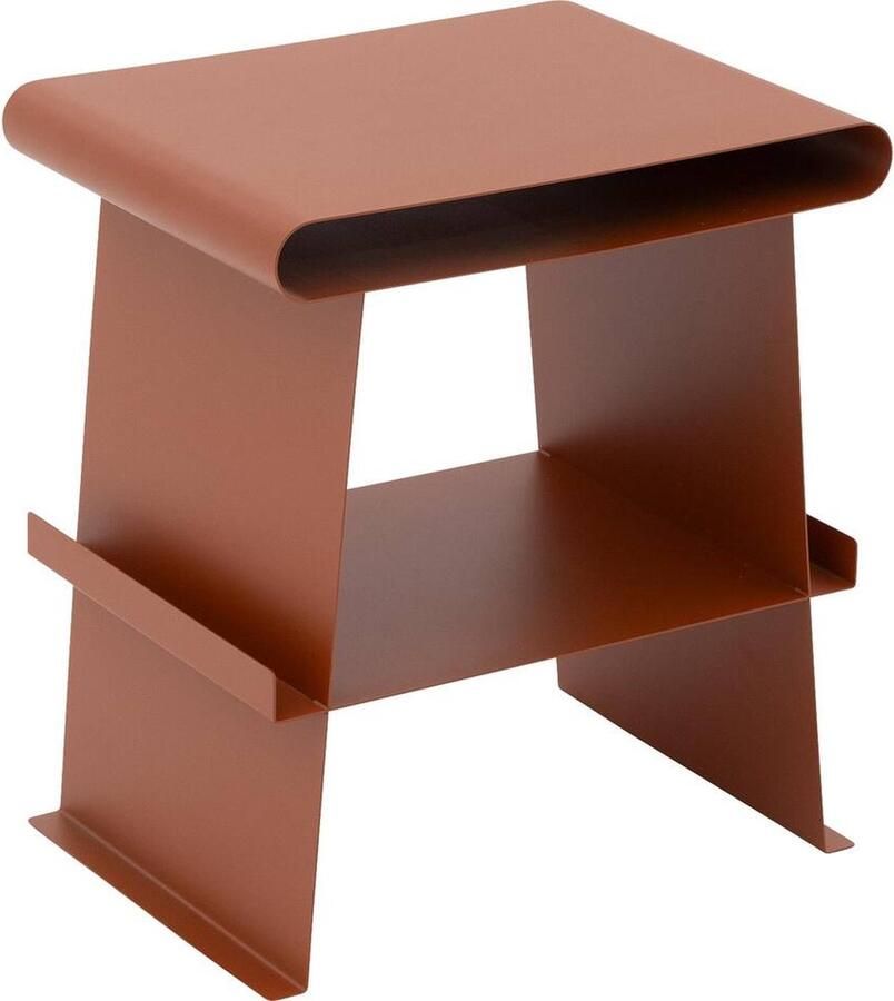 Goossens Marten Bijzettafel Metaal 40 x 45 x 30 cm Vierkant