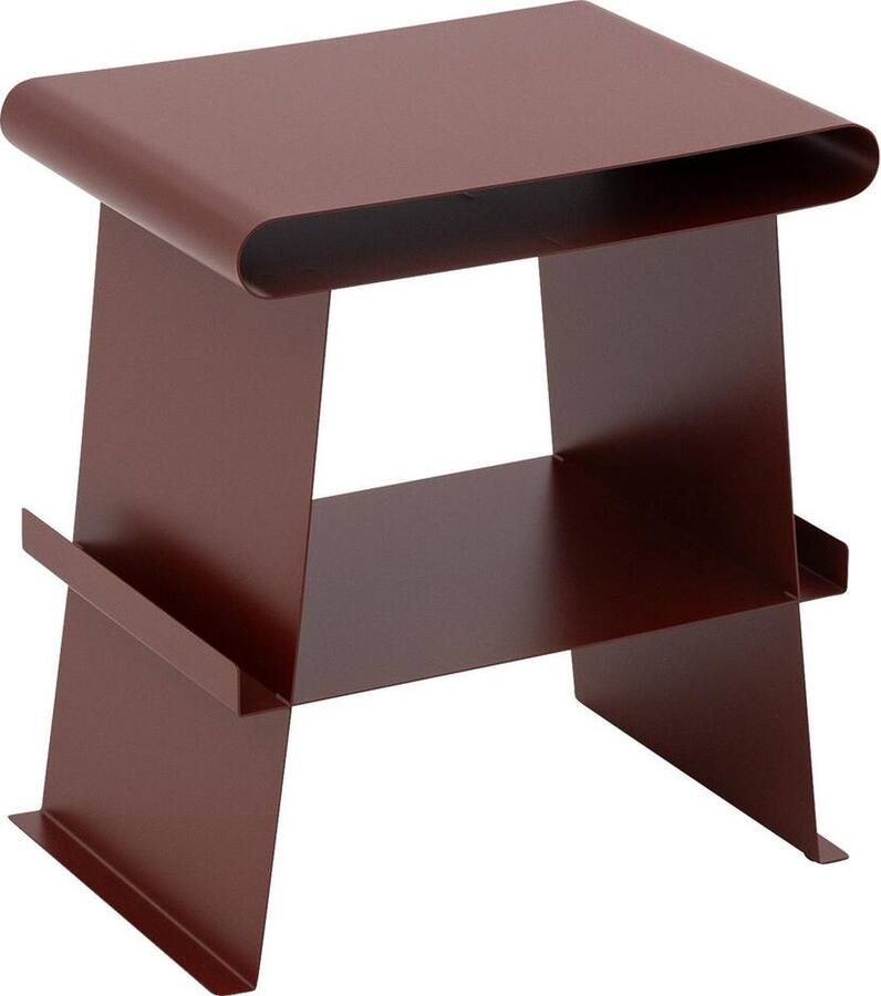 Goossens Marten Bijzettafel Metaal 40 x 45 x 30 cm Vierkant