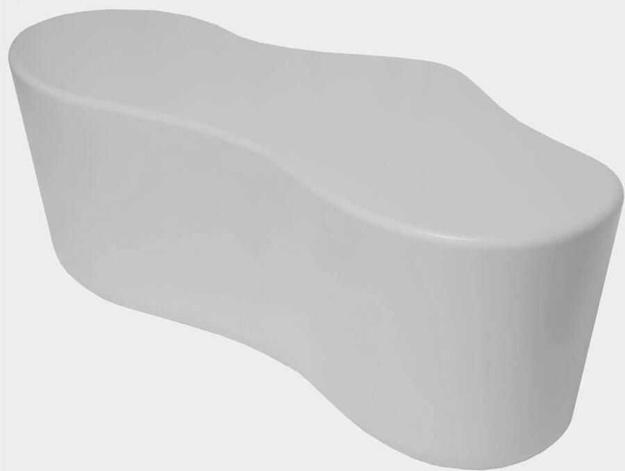 Goossens Mila Salontafel Kunststof 140 x 50 x 60 cm Rond