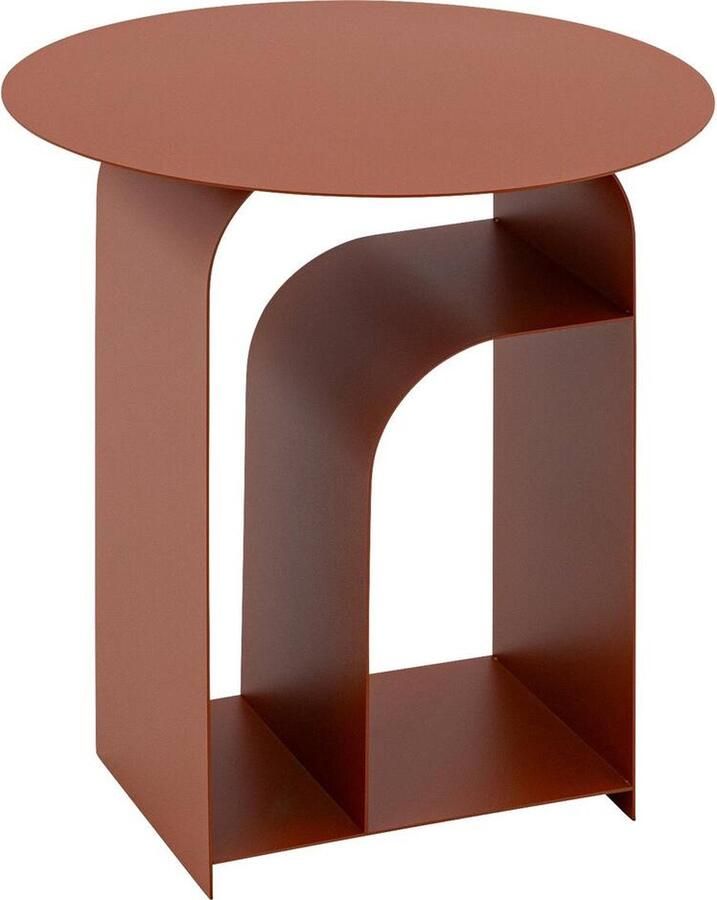 Goossens Minna Bijzettafel Metaal 38 x 45 x 38 cm Rond