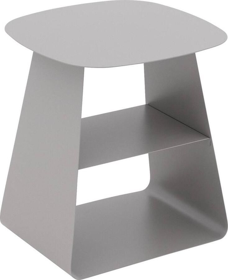 Goossens Nox Bijzettafel Metaal 40 x 45 x 40 cm Vierkant