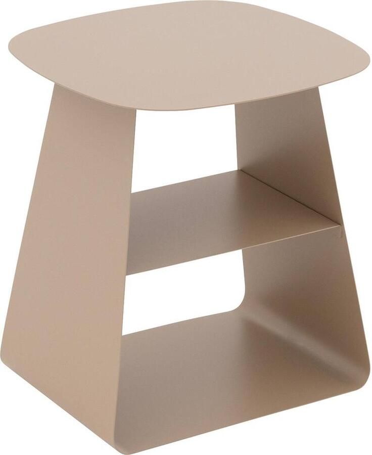 Goossens Nox Bijzettafel Metaal 40 x 45 x 40 cm Vierkant