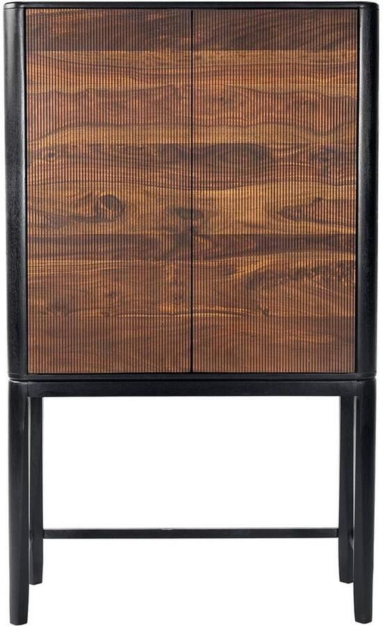 Goossens Opbergkast Borghild 2 Deuren Hout Zwart