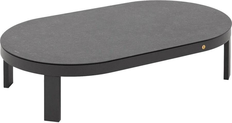 Goossens Salontafel 120 X 70 Cm Lasse Glas Grijs