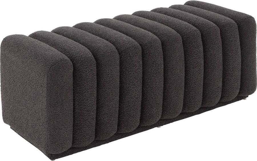 Goossens Leia Stof Bruin 113 x 45 x 47 cm