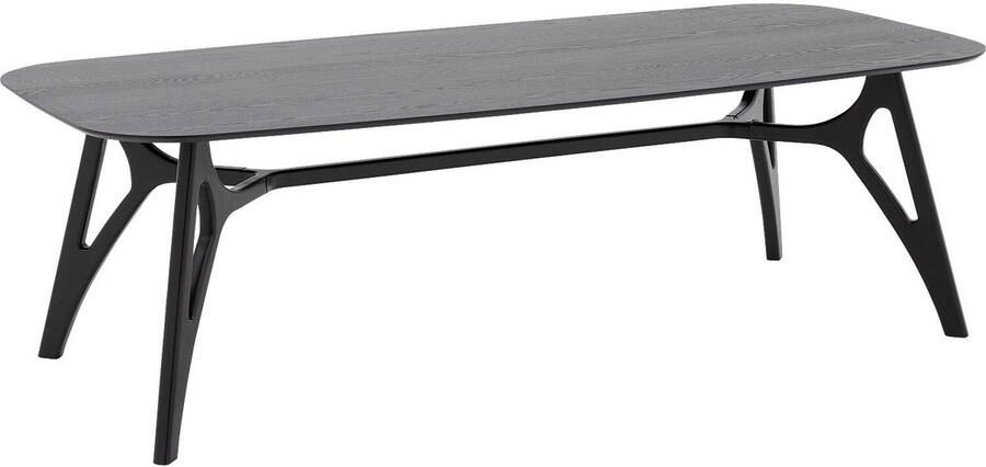 Goossens Trani Eettafel Hout 240 x 75 x 90 cm Rechthoek zwart