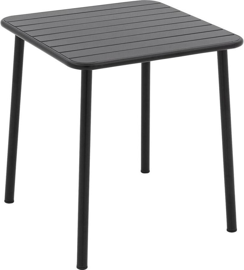 Goossens Tuintafel Verge Metaal zwart