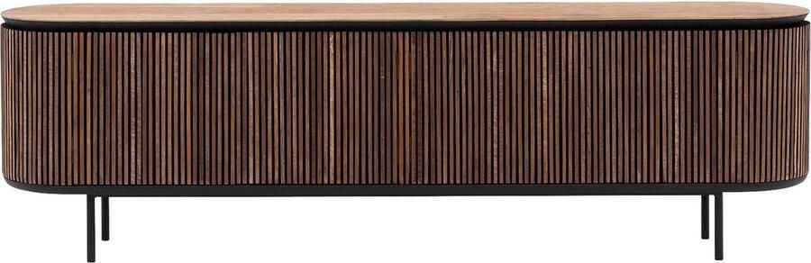 Goossens Tv Meubel Adel 4 Deuren Hout Bruin