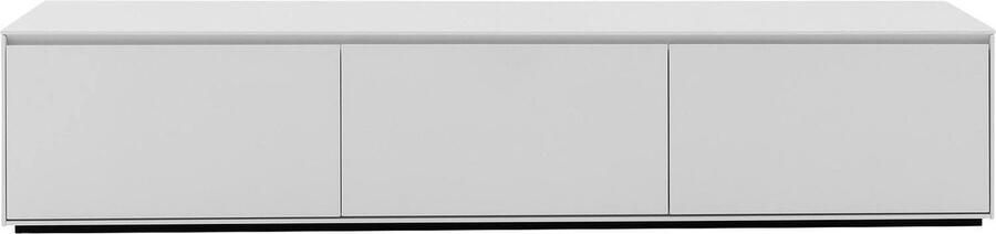 Goossens Tv Meubel Vision 3 Kleppen 181 Cm Breed 45 Cm Diep Wit
