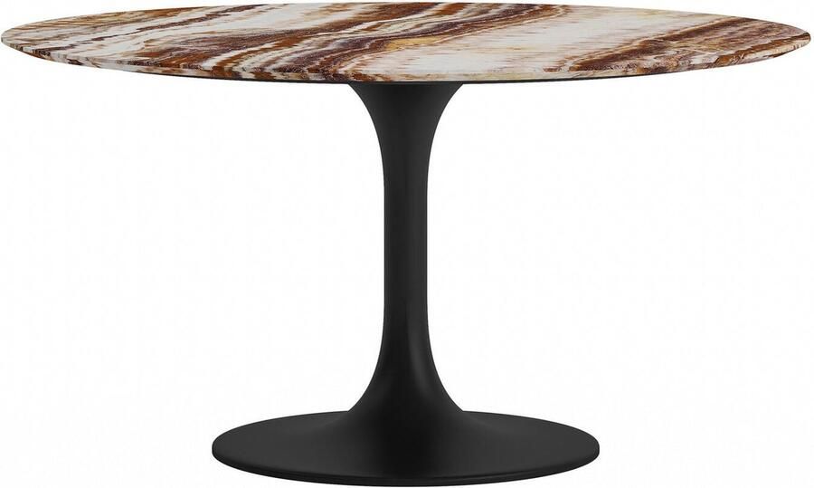 Goossens Vittoria Eettafel Natuursteen 150 x 76 x 150 cm Rond