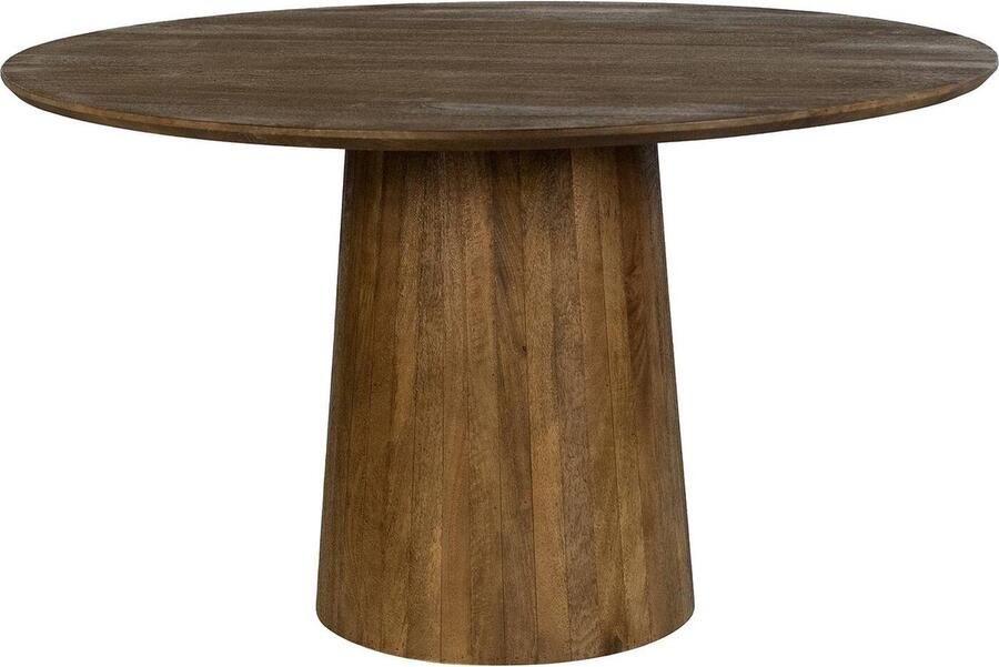 Goossens Zara Eettafel Hout 130 x 76 x 130 cm Rond