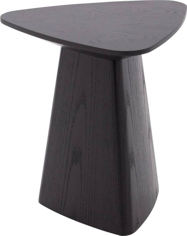 Goossens Basic Goossens Triangel Bijzettafel Hout 58 x 61 x 55 cm Vierkant