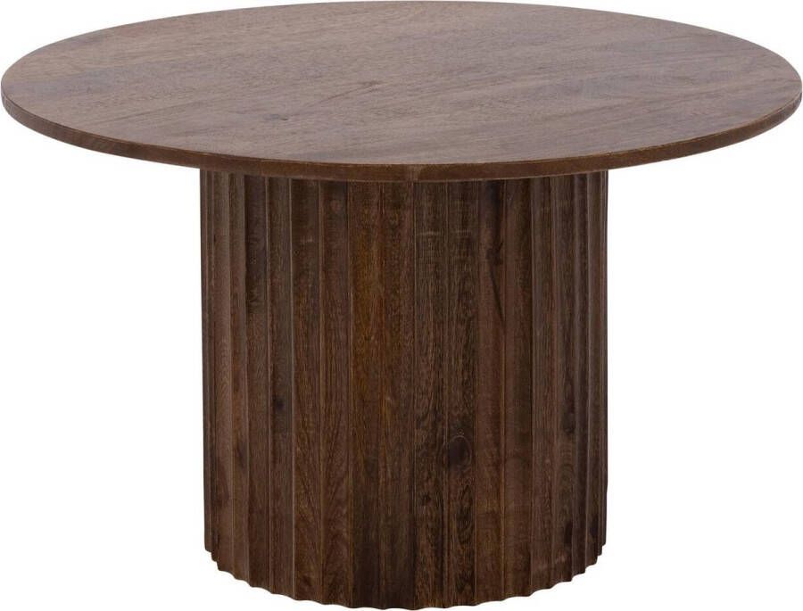 Goossens Mabel Salontafel Hout 70 x 43 x 70 cm Rond