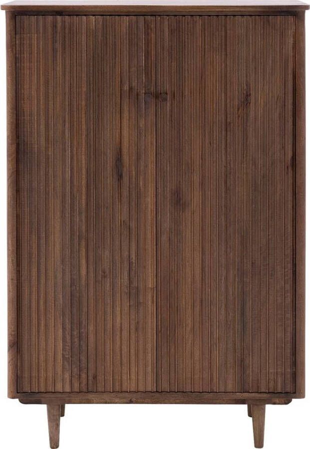 Goossens Opbergkast Mabel 2 Deuren Hout Bruin
