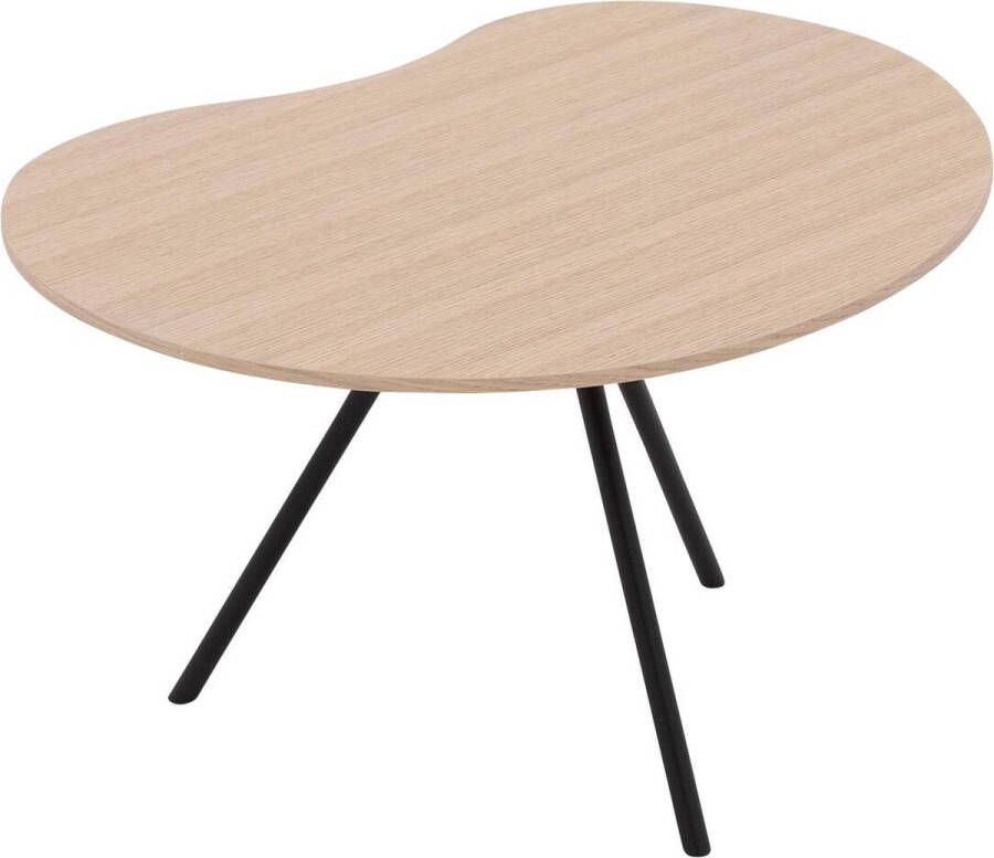 Goossens Saya Salontafel Hout 61 x 33 x 49 cm Rond - Foto 2