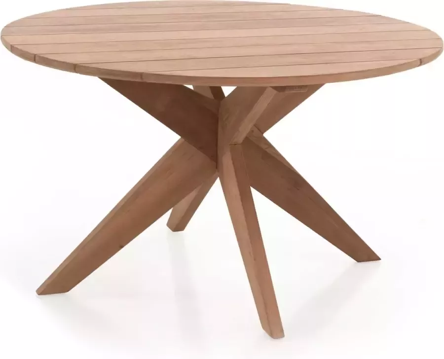 Goossens Tuintafel Java Hout donker bruin