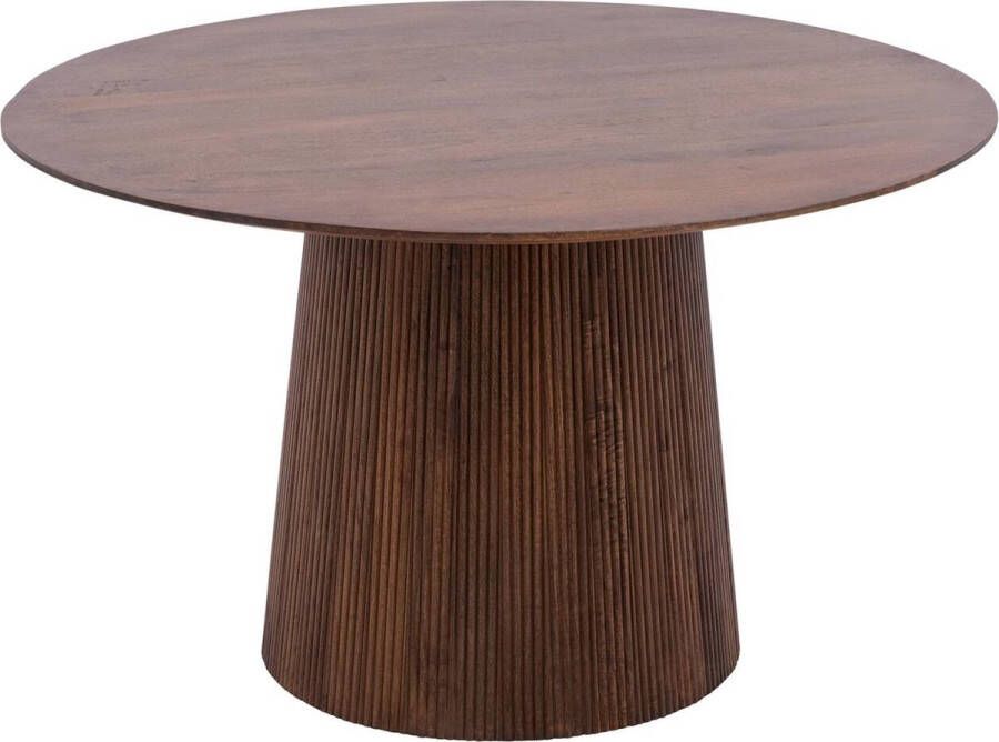 Goossens Zenna Eettafel Hout 130 x 76 x 130 cm Rond