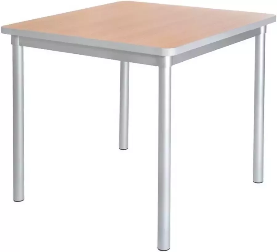 Gopak Enviro Vierkante Indoor Eettafel Berkeneffect 710mm GE964 Horeca & Professioneel