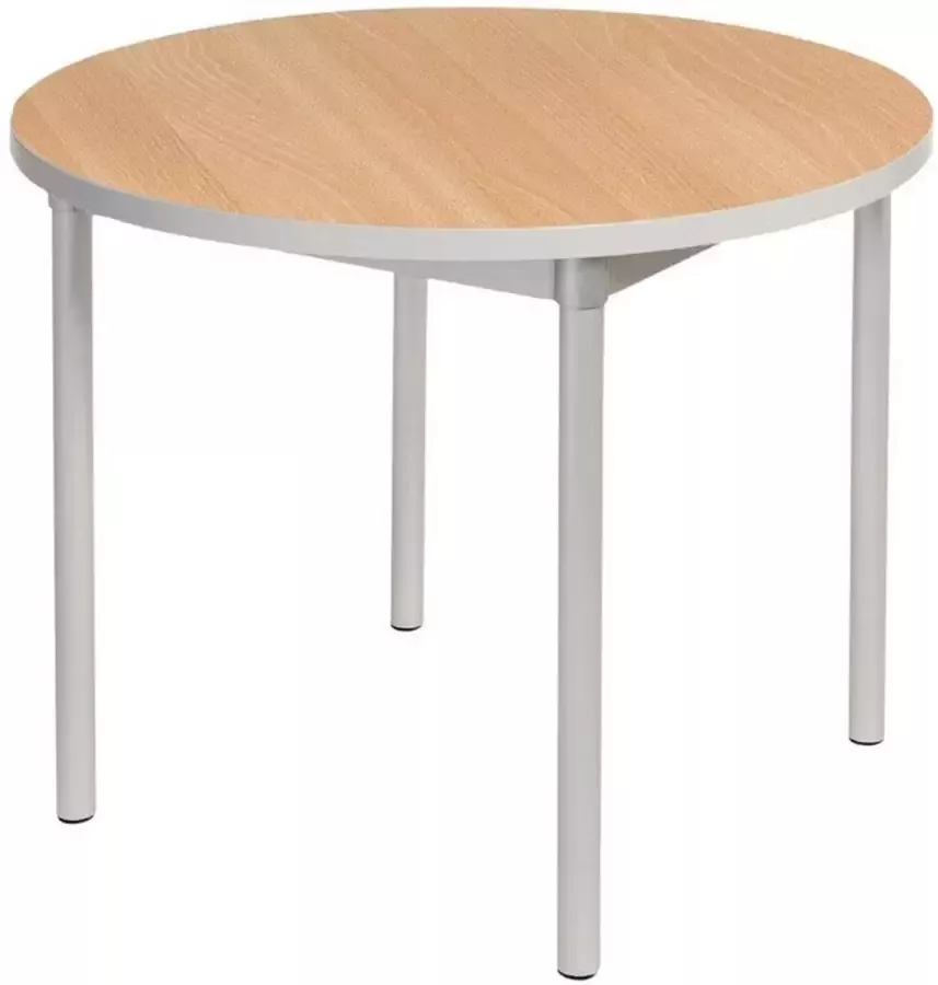 Gopak Enviro Vierkante Indoor Eettafel Berkeneffect 900mm GE965 Horeca & Professioneel